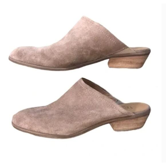 Franco Sarto Rosita Suede Mule in Grey Size 8M - Picture 2 of 6